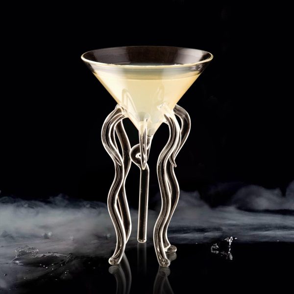 Octopus Martini Glass - Set Of 2