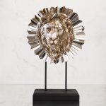 Majestic Luxury Lion Face Decor