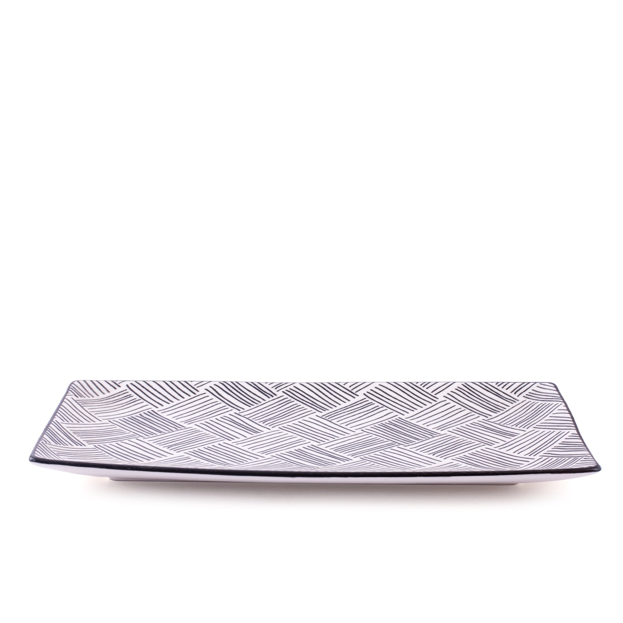 Modern Rectangle Dining Platter - Set Of 2 - Image 4