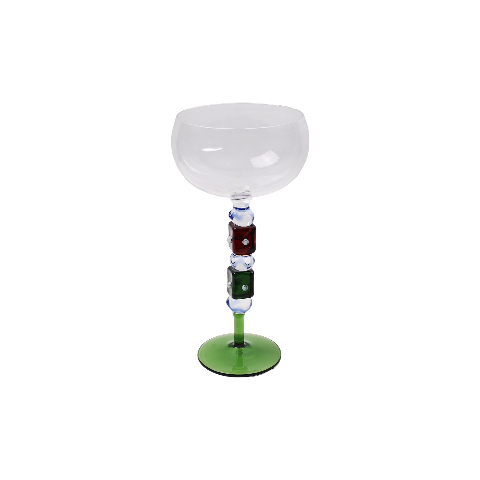handcrafted Artistic Stem Cocktail Glass - set of 2 - Image 5