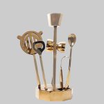 Premium 5-Piece Bar Set With Stand