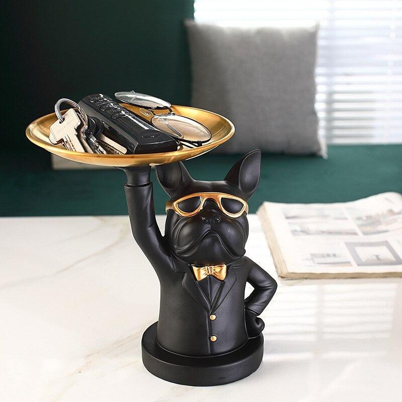 Cute Bulldog Statue Figurines - Image 4