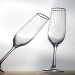 STRIPE FLUTE GLASS - SET OF 2