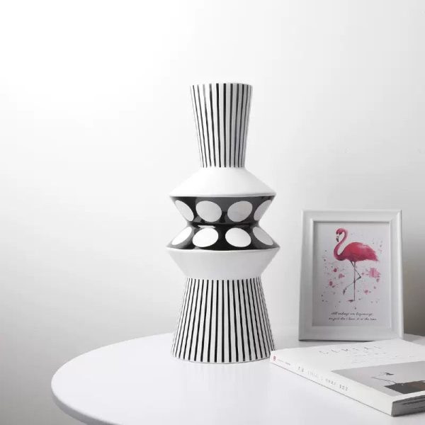 Black & White Decorative Vase