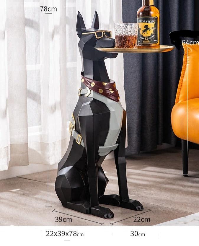 DOBERMAN BUTLER SCULPTURE - Image 6