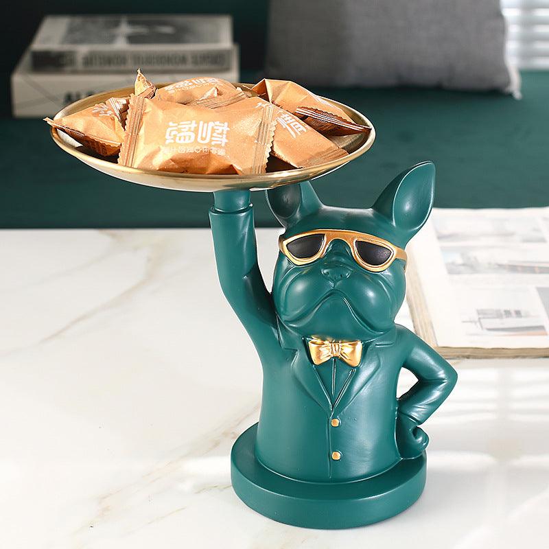Cute Bulldog Statue Figurines - Image 3