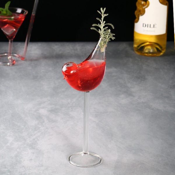 Bird Shape Cocktail Glass - Set of 2
