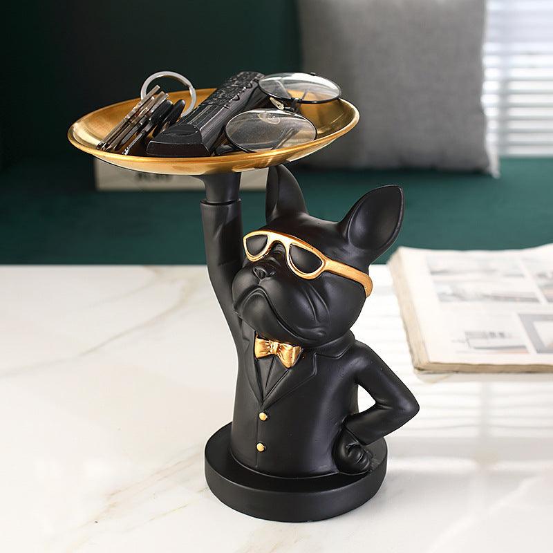 Cute Bulldog Statue Figurines - Image 2