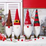 CHRISTMAS WINE BOTTLE COVER - Set Of 4