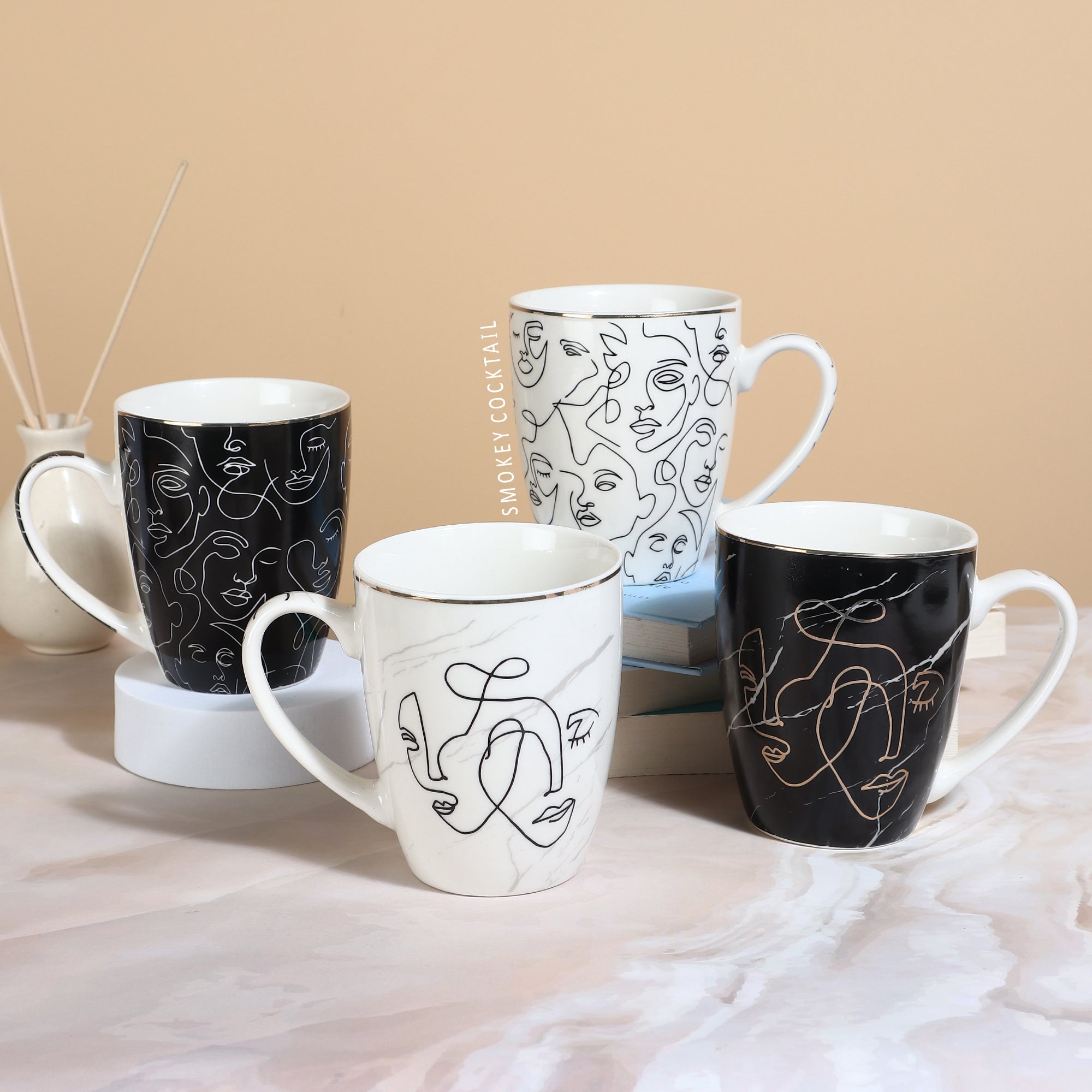 CREATIVE FACE MUG - SET OF 2 - Image 2