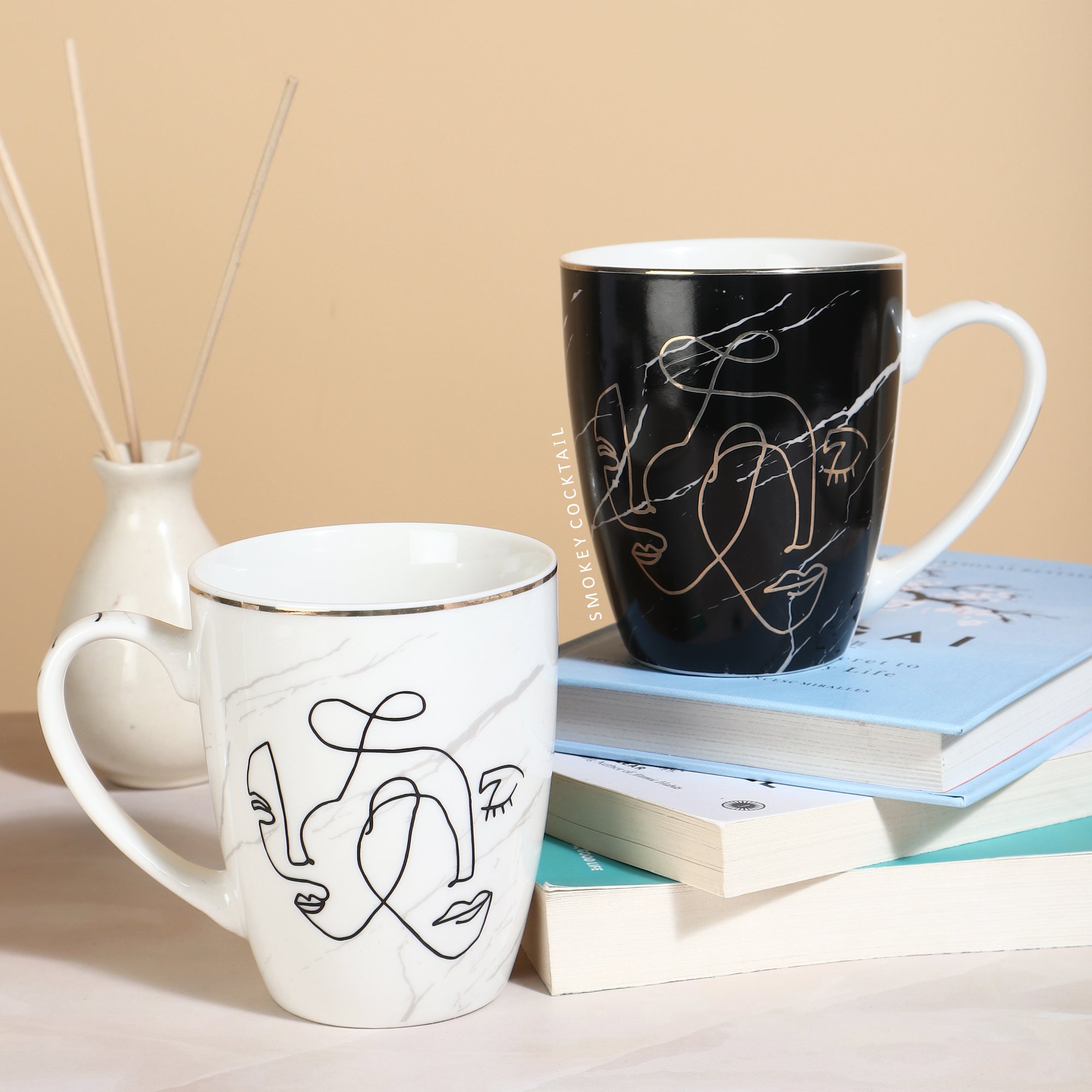 CREATIVE FACE MUG - SET OF 2 - Image 3