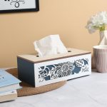 FLORAL TISSUE BOX