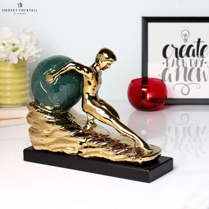 Sculpted Athlete Man - Image 2