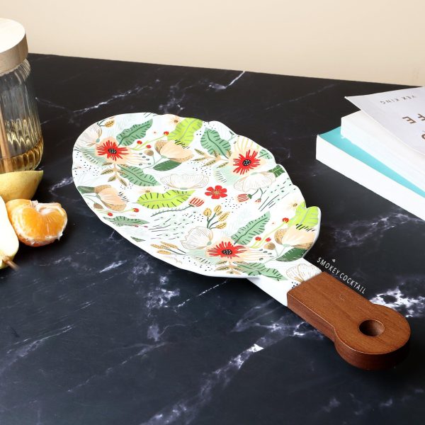 Floral Serving Platter
