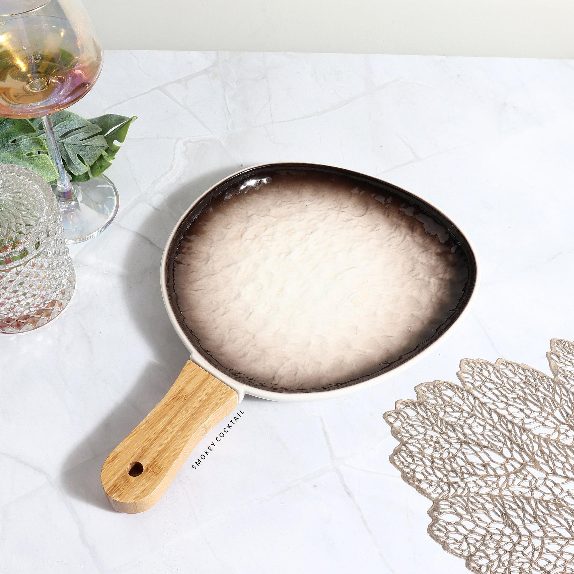 Ombre Serving Platters - Brown - Image 3