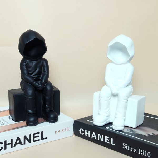 Casual Hoodie Man Sculpture