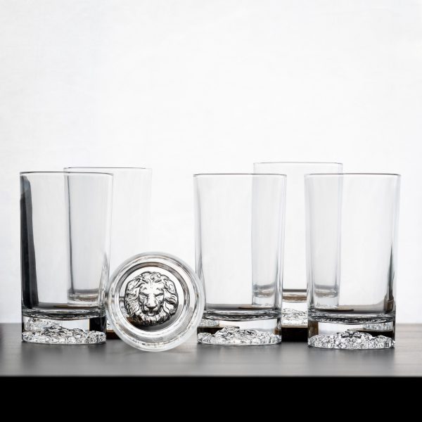 Tall Animal Shadow Glasses - Set of 6