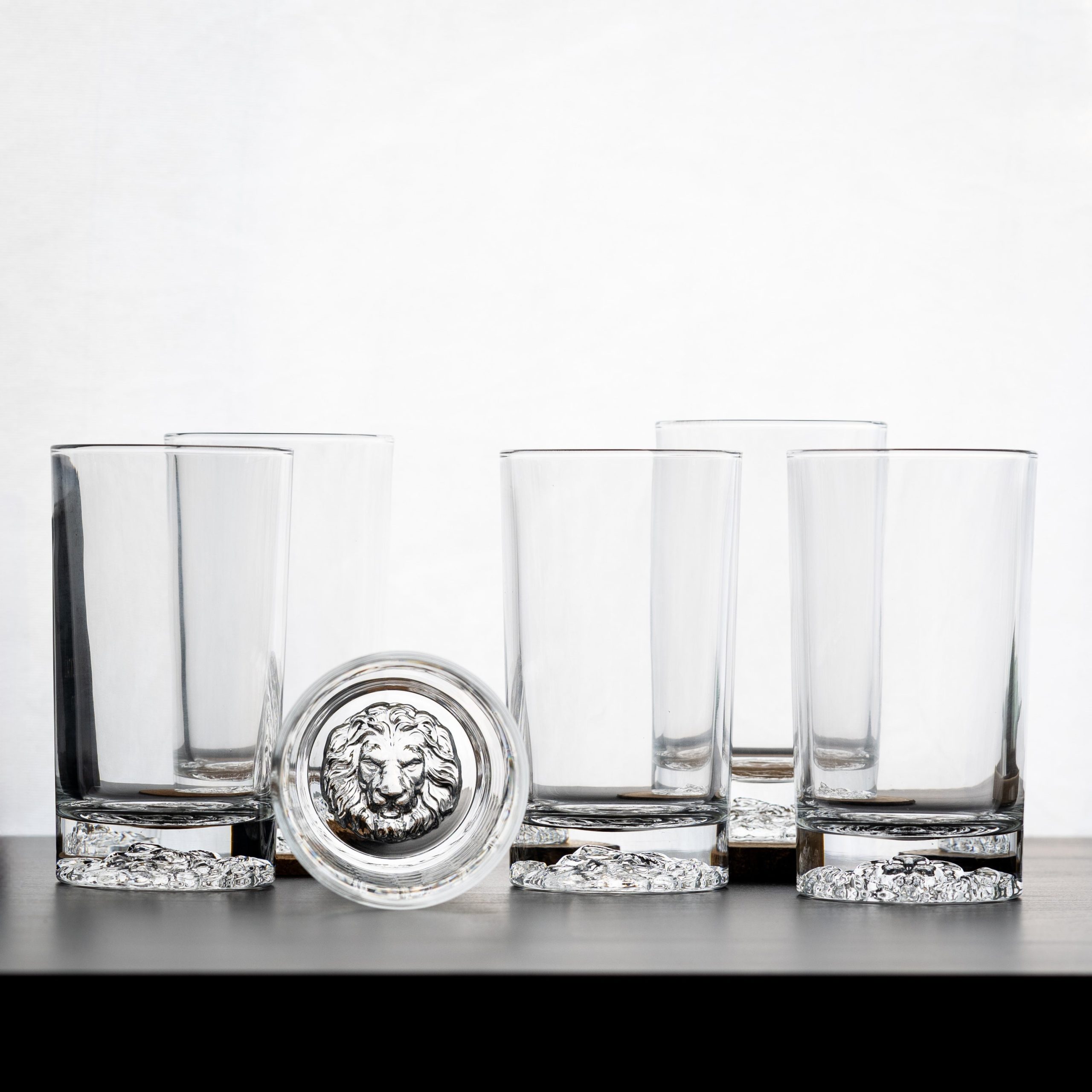 Tall Animal Shadow Glasses - Set of 6