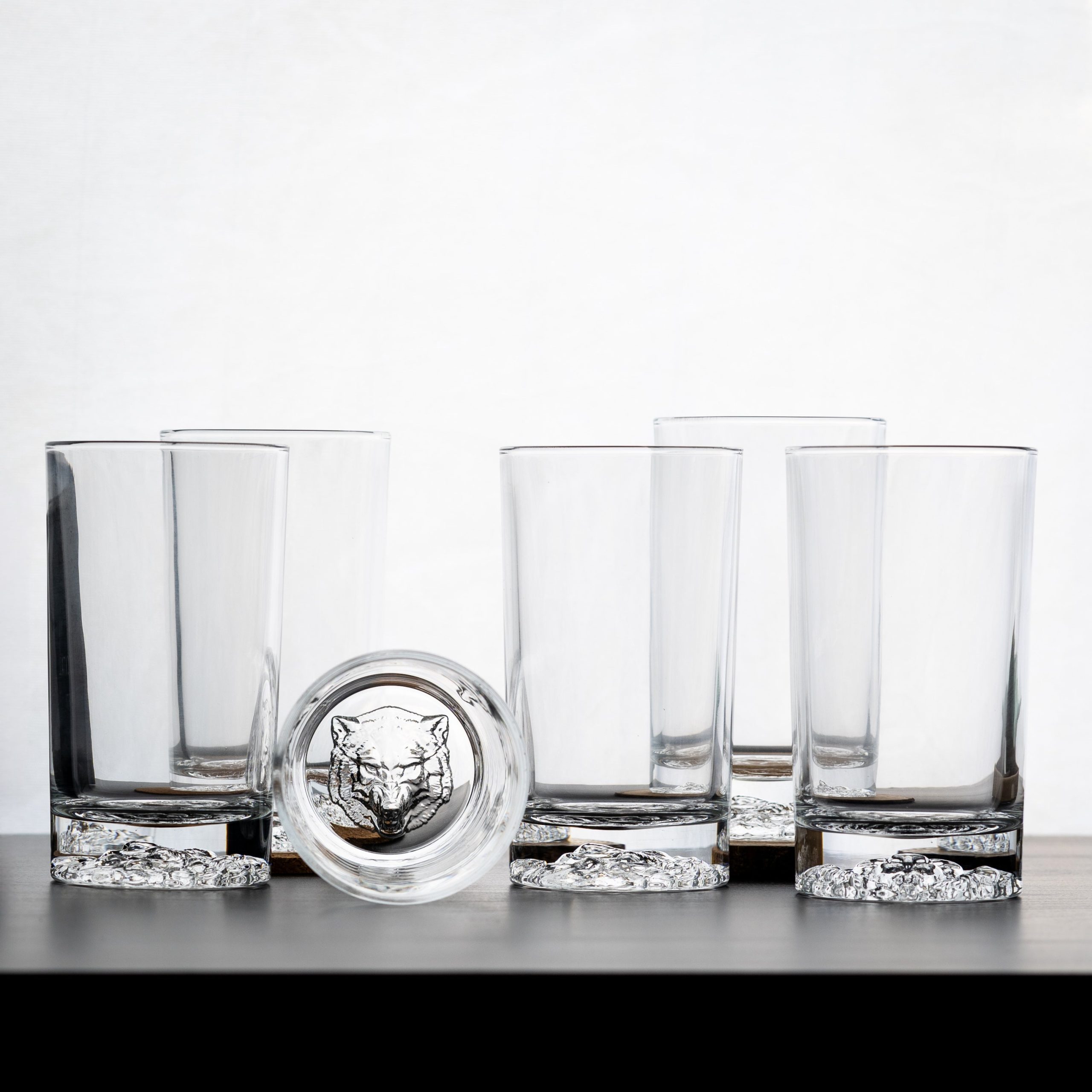Tall Animal Shadow Glasses - Set of 6 - Image 3