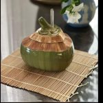 CREATIVE COCONUT SHAPE COCKTAIL BOWL - SET OF 2