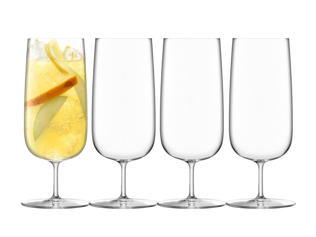 LSA Borough Pilsner Crystal Glass - Set of 4 - Made in Poland - Image 4