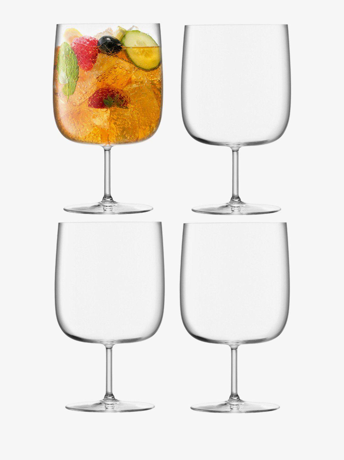 LSA Borough Craft Crystal Beer Glass - Set of 4 - Made In Poland - Image 3