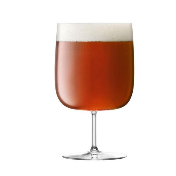 LSA Borough Craft Crystal Beer Glass - Set of 4 - Made In Poland