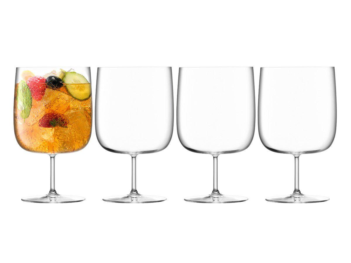 LSA Borough Craft Crystal Beer Glass - Set of 4 - Made In Poland - Image 2