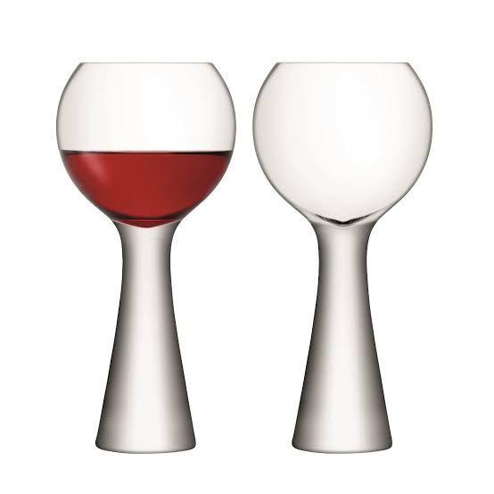 LSA Moya Crystal Wine Balloon Glass - Set of 2 - Made In Poland