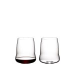 MADE IN GERMANY - Riedel Stemless Wings Cabernet Sauvignon CRYSTAL GLASS - SET OF 2