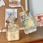 Wooden Lid Coffee Mug - Set Of 2