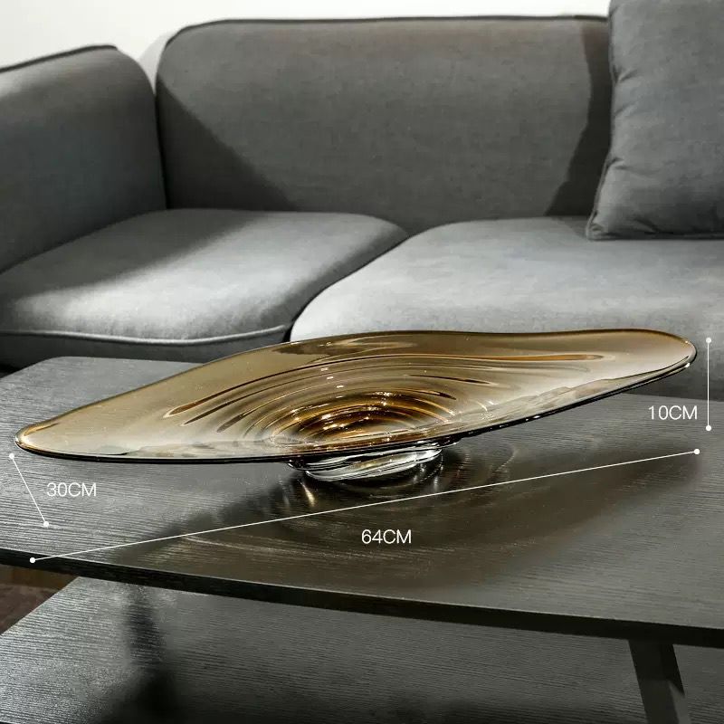 Elegant Crystal Centre Table Decor Piece - Image 2