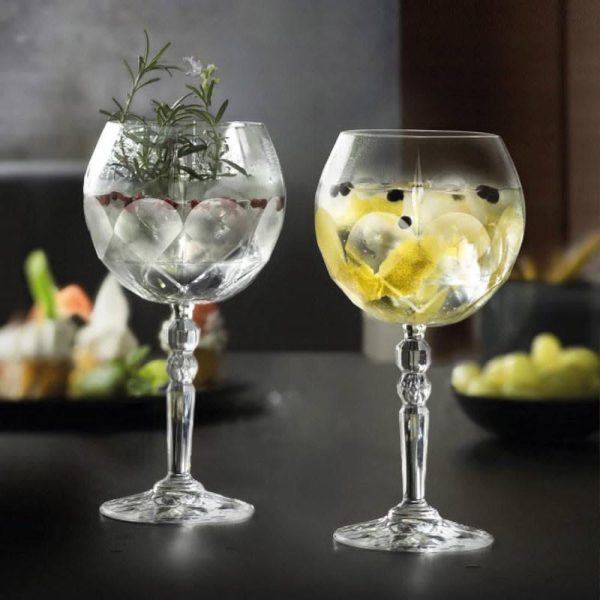 made in italy - alkemist Ballon crystal glass - set of 2