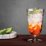 made in turkey - crystal thin tall cocktail glass - set of 2