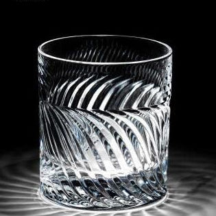 da vinci hand-cut crystal whiskey glass - set of 2