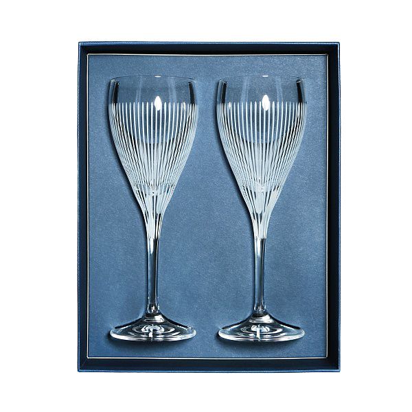 da vinci hand-cut crystal goblet glass - set of 2 - Image 2