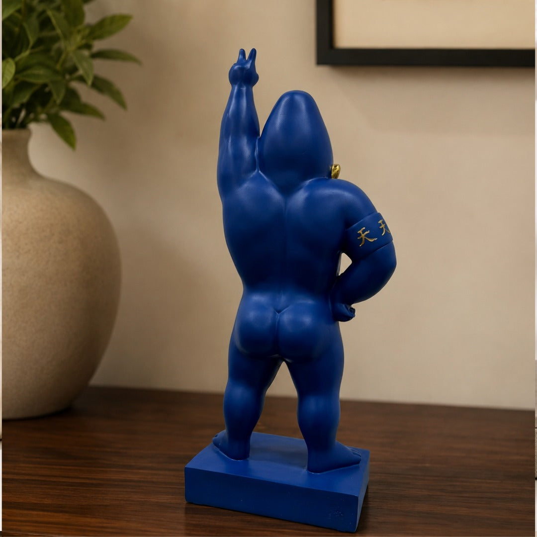Blue Gold Gorilla Decor - Image 3