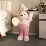 Bear Moon Globe Floor Lamp (Imported)