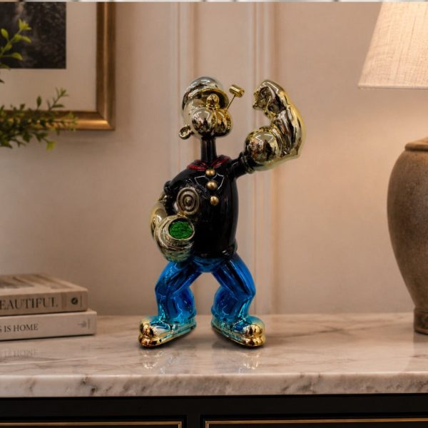 popeye Flexing Cartoon Character Figurine - Imported