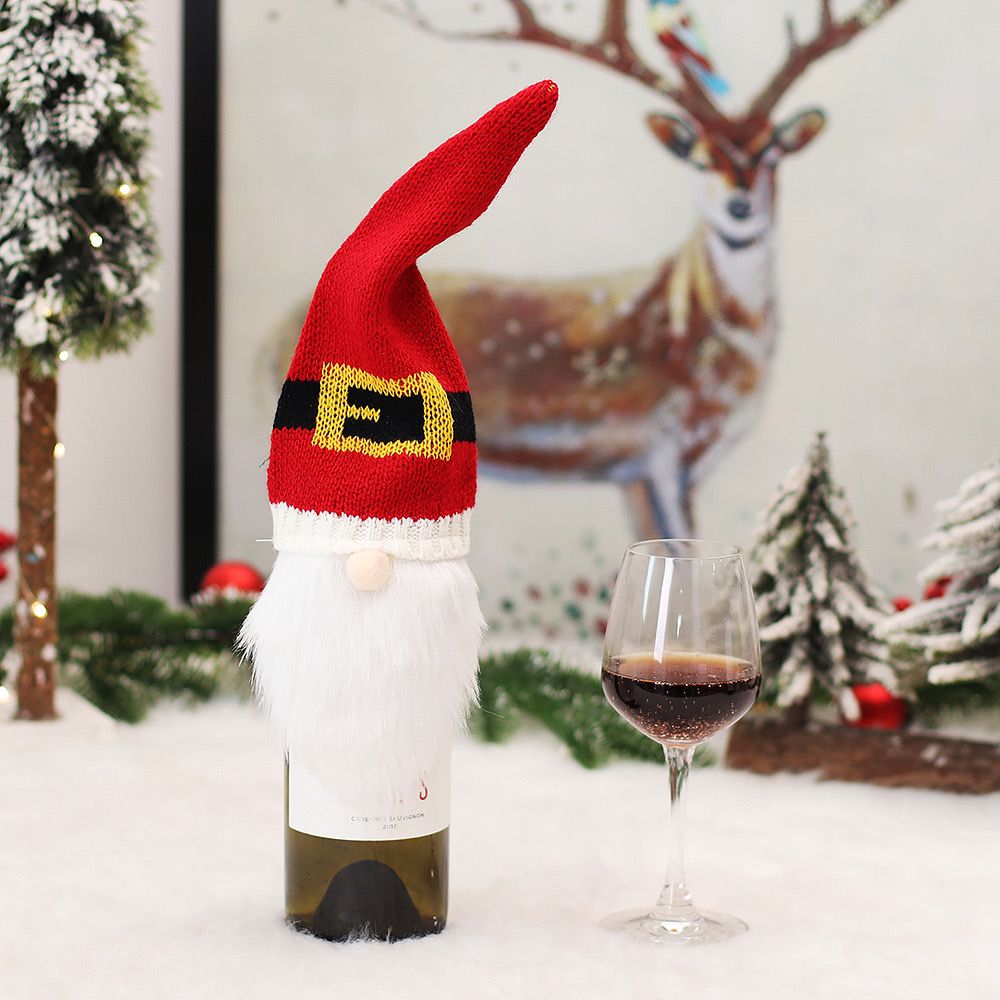 CHRISTMAS WINE BOTTLE COVER - Set Of 4 - Image 7