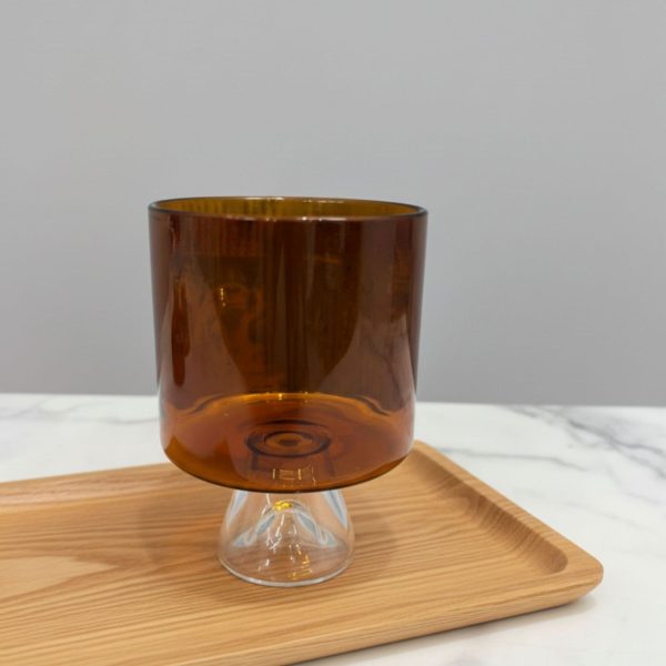Handcrafted amber Signature Cocktail Glass - Set Of 2