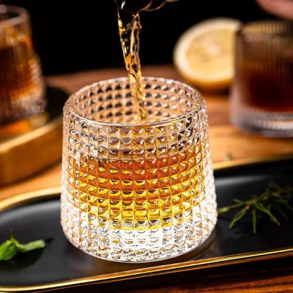Spinning Multi Use Glass - Set of 6 (170 Ml)