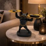 Muscular Dog Double Tray Decor