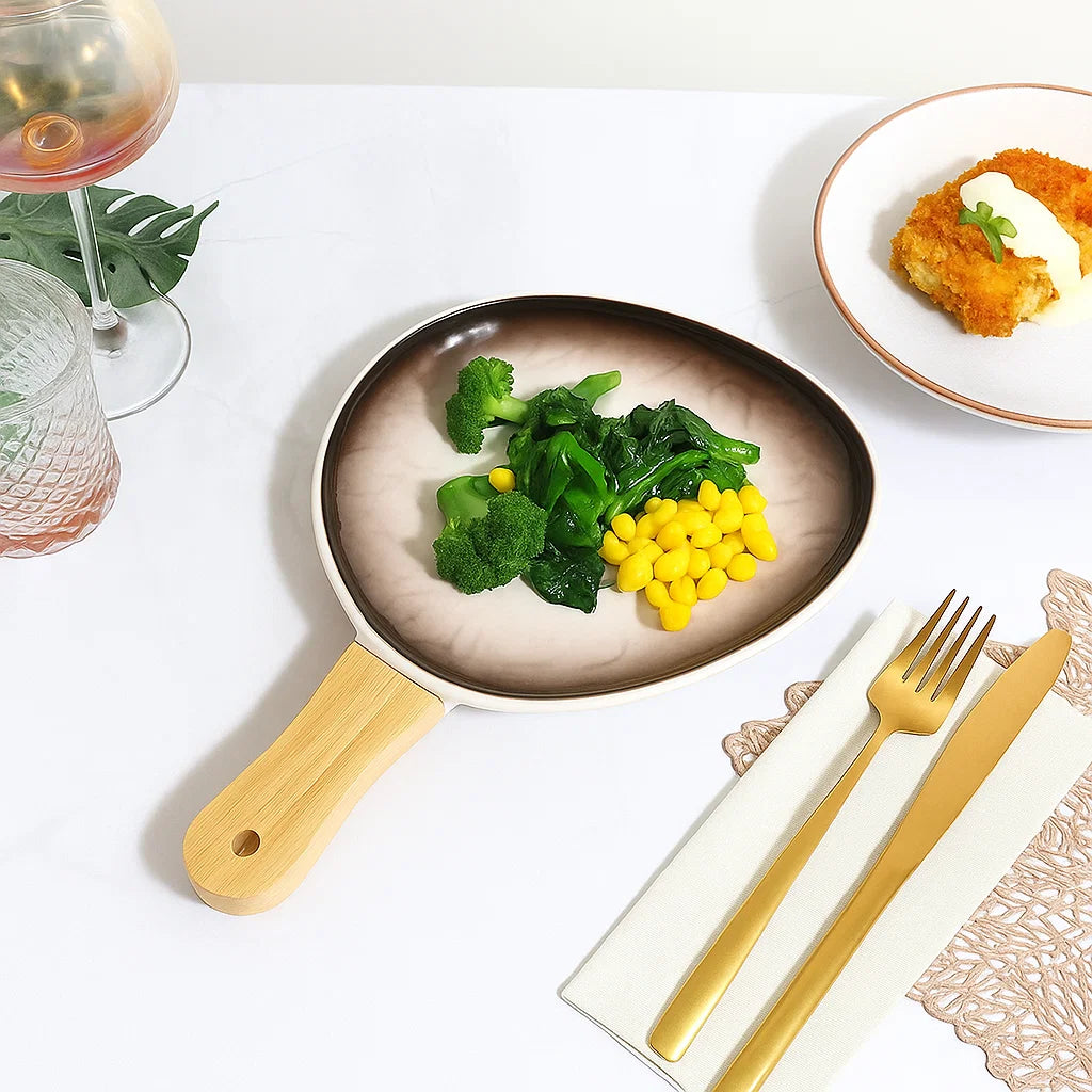 Ombre Serving Platters - Brown - Image 2