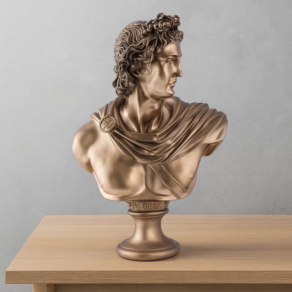 Greek Apollo Bust Decor