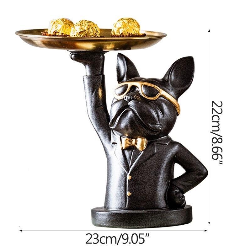 Cute Bulldog Statue Figurines - Image 7