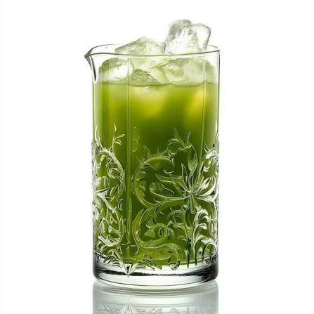 made in italy - tattoo mixing jar crystal glass