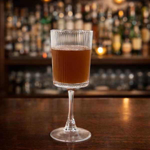 Striped Stem cocktail Glass - Set Of 6