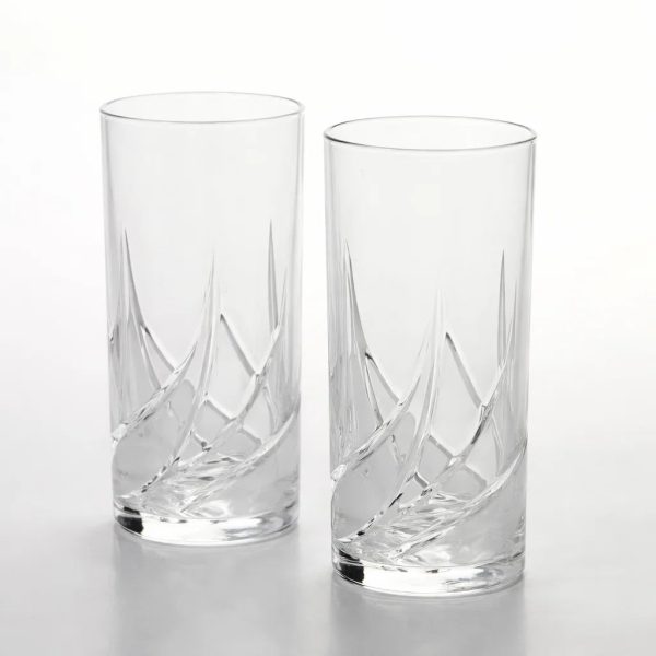 Da Vinci Hand-Cut Crystal tall Glass – Set of 2
