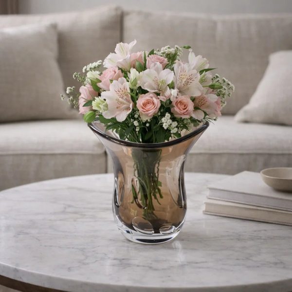 CRYSTAL Luminous Facet Vase